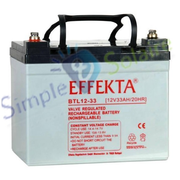 Batterie AGM EFFEKTA 12 V - 75 Ah